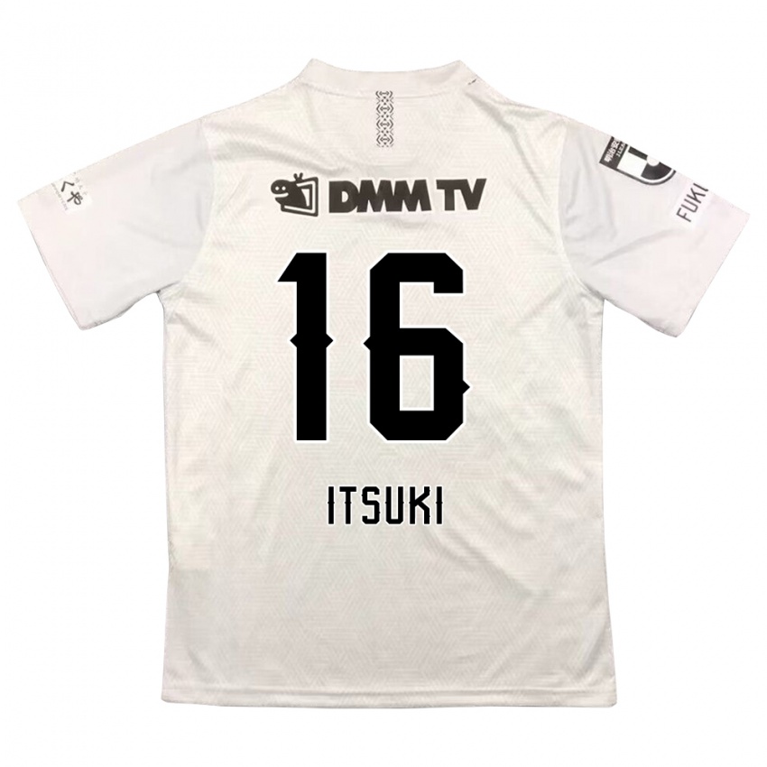 Niño Camiseta Itsuki Oda #16 Gris Negro 2ª Equipación 2024/25 La Camisa Argentina