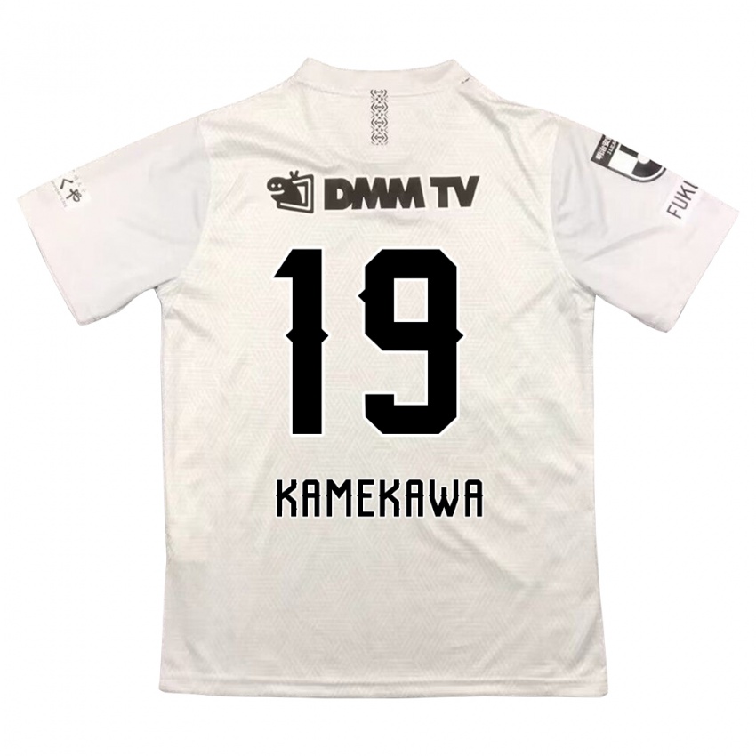 Niño Camiseta Masashi Kamekawa #19 Gris Negro 2ª Equipación 2024/25 La Camisa Argentina