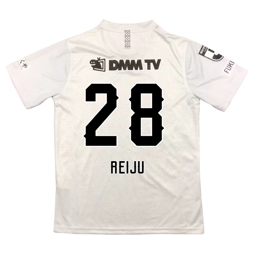 Niño Camiseta Reiju Tsuruno #28 Gris Negro 2ª Equipación 2024/25 La Camisa Argentina