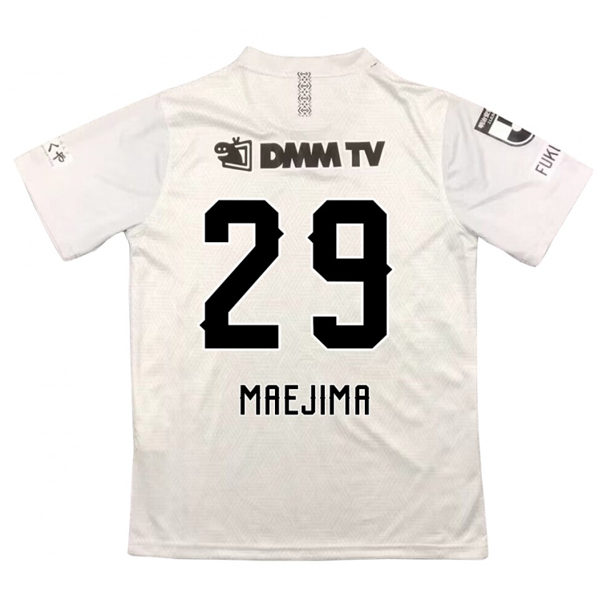 Niño Camiseta Yota Maejima #29 Gris Negro 2ª Equipación 2024/25 La Camisa Argentina