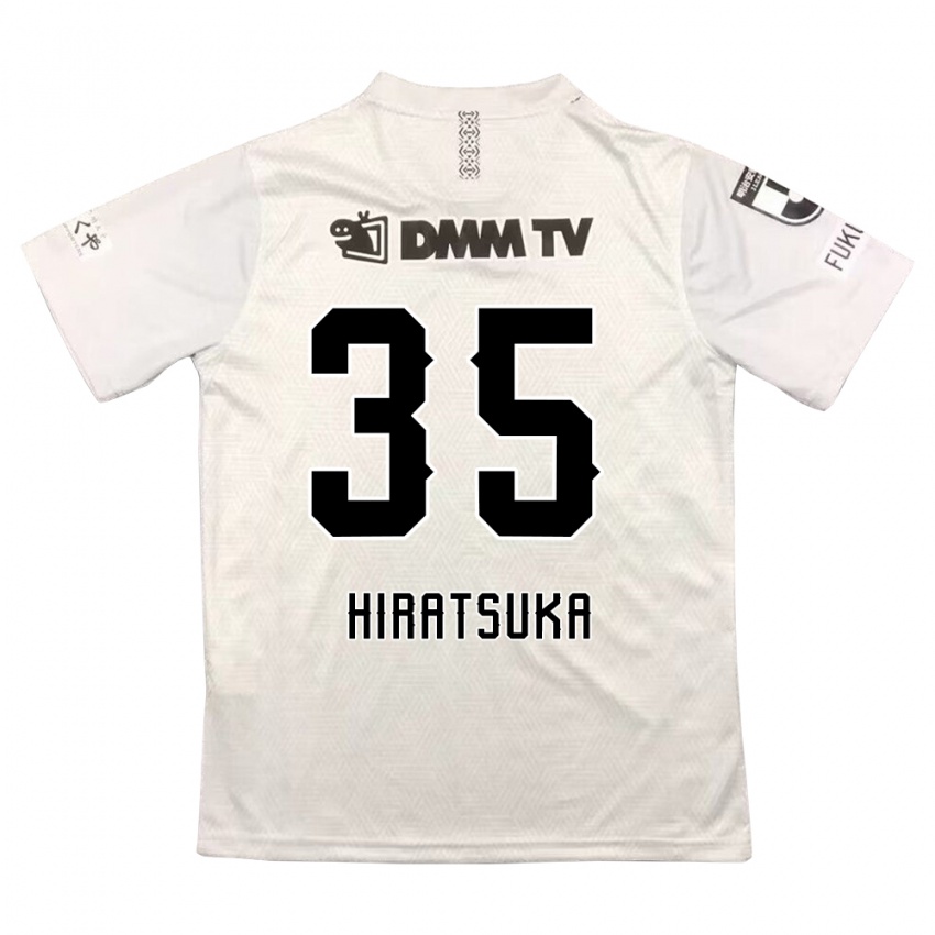 Niño Camiseta Yuto Hiratsuka #35 Gris Negro 2ª Equipación 2024/25 La Camisa Argentina