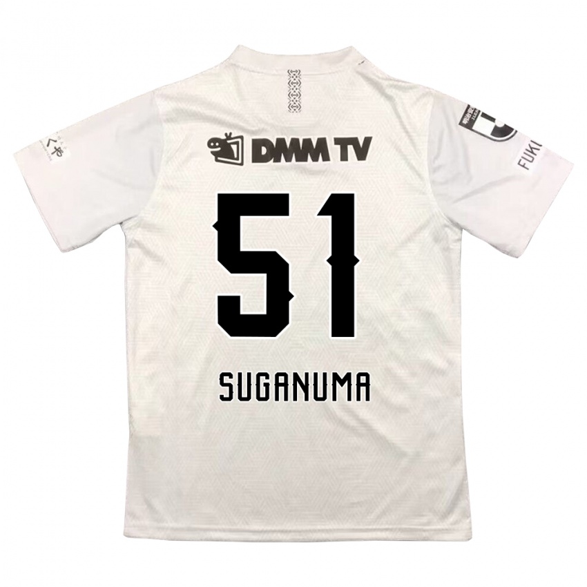 Niño Camiseta Kazuaki Suganuma #51 Gris Negro 2ª Equipación 2024/25 La Camisa Argentina