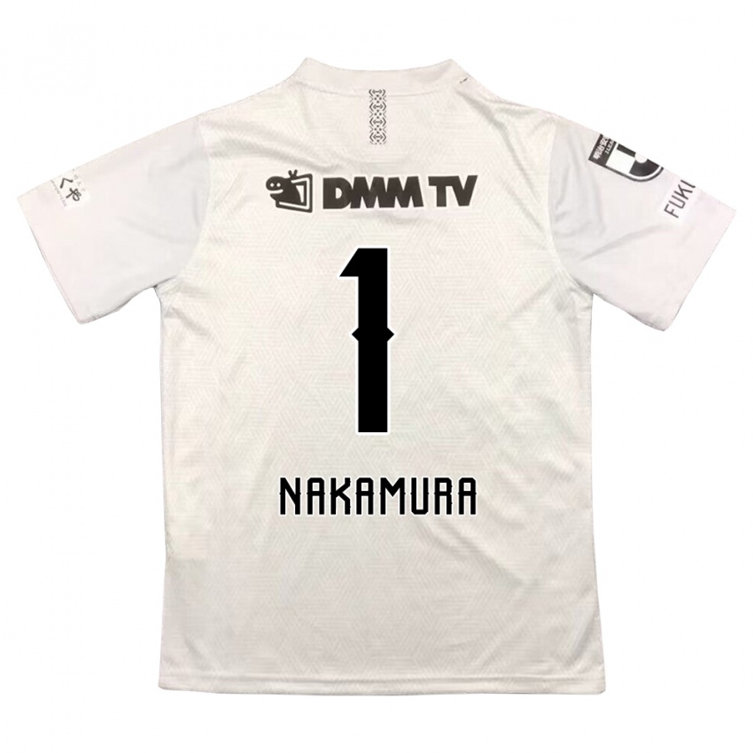 Niño Camiseta Seigo Nakamura #1 Gris Negro 2ª Equipación 2024/25 La Camisa Argentina