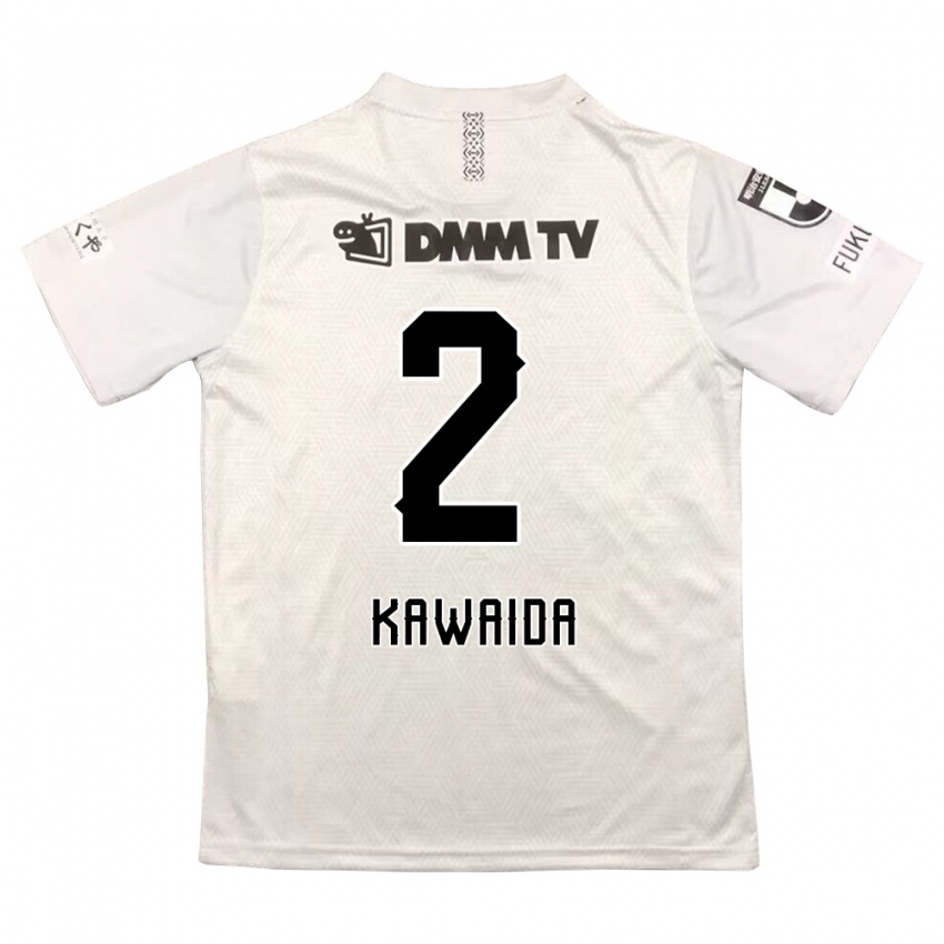 Niño Camiseta Ryoya Kawaida #2 Gris Negro 2ª Equipación 2024/25 La Camisa Argentina