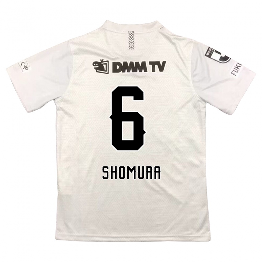 Niño Camiseta Tomoki Shomura #6 Gris Negro 2ª Equipación 2024/25 La Camisa Argentina