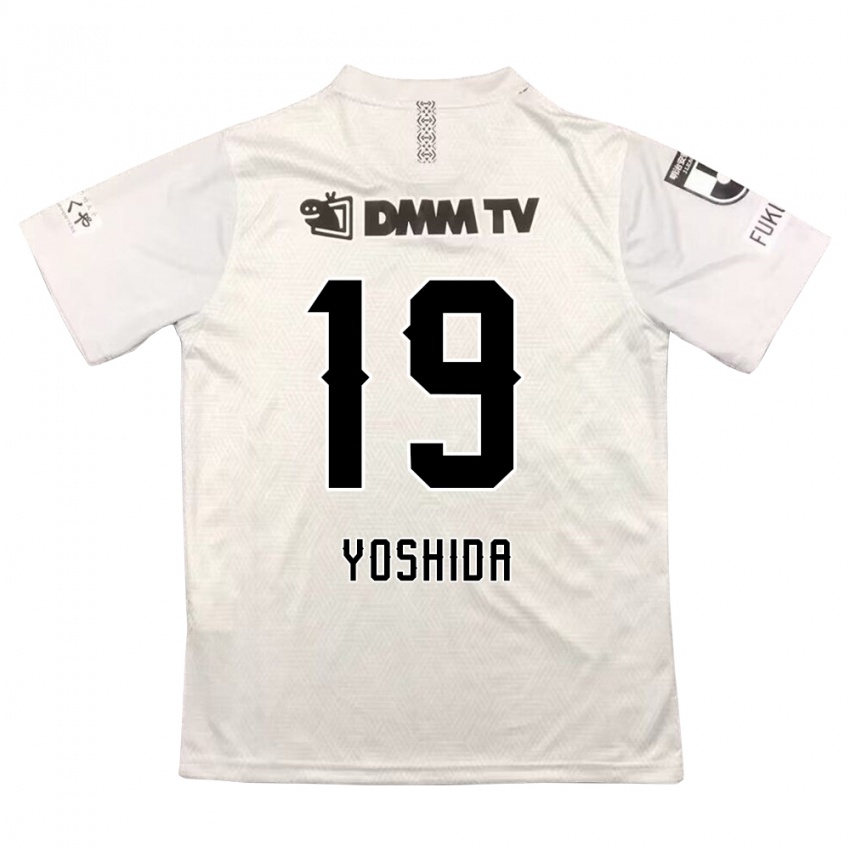 Niño Camiseta Yuzuki Yoshida #19 Gris Negro 2ª Equipación 2024/25 La Camisa Argentina