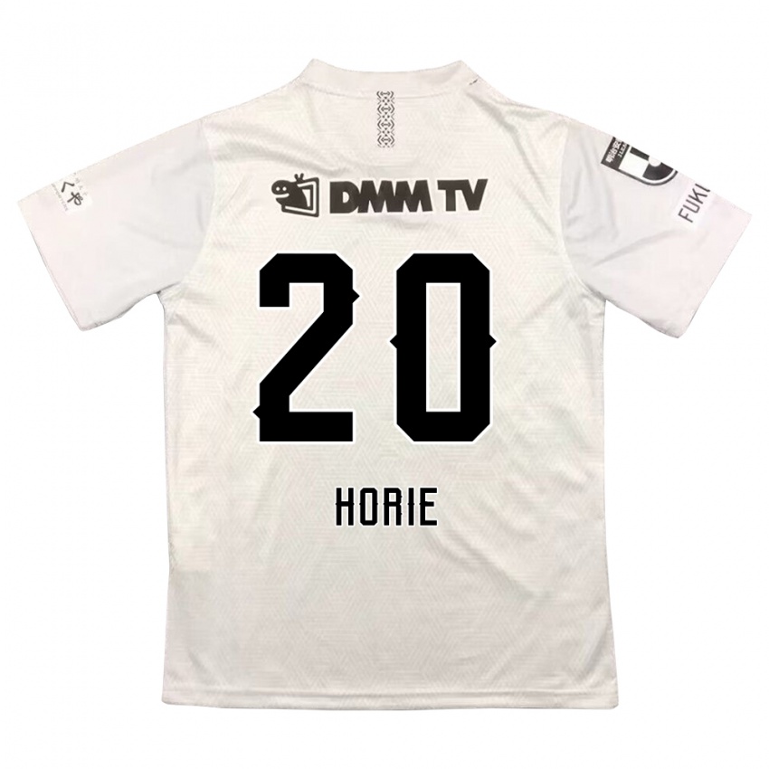 Niño Camiseta Hibiki Horie #20 Gris Negro 2ª Equipación 2024/25 La Camisa Argentina