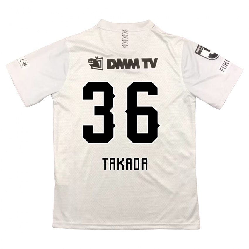 Niño Camiseta Seiya Takada #36 Gris Negro 2ª Equipación 2024/25 La Camisa Argentina