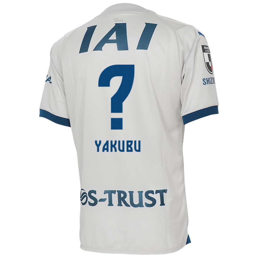 Niño Camiseta Aziz Yakubu #0 Blanco Azul 2ª Equipación 2024/25 La Camisa Argentina