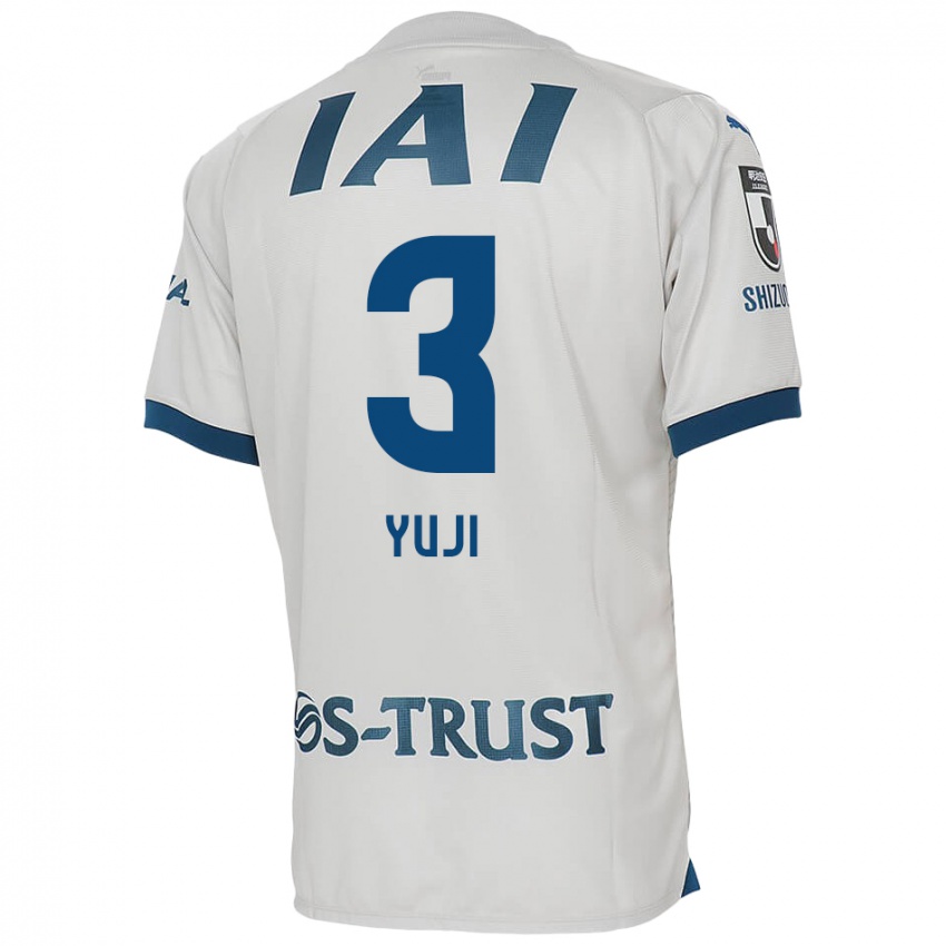 Niño Camiseta Yuji Takahashi #3 Blanco Azul 2ª Equipación 2024/25 La Camisa Argentina