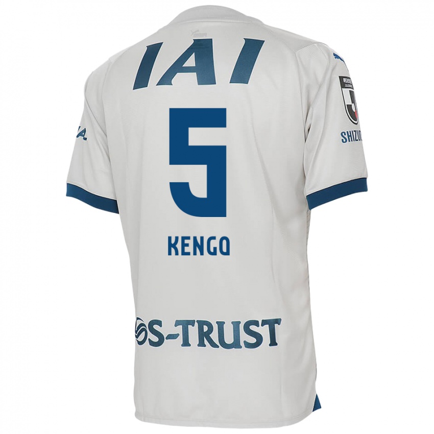 Niño Camiseta Kengo Kitazume #5 Blanco Azul 2ª Equipación 2024/25 La Camisa Argentina