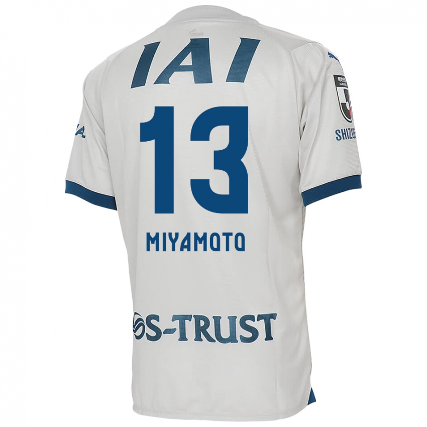 Niño Camiseta Kota Miyamoto #13 Blanco Azul 2ª Equipación 2024/25 La Camisa Argentina