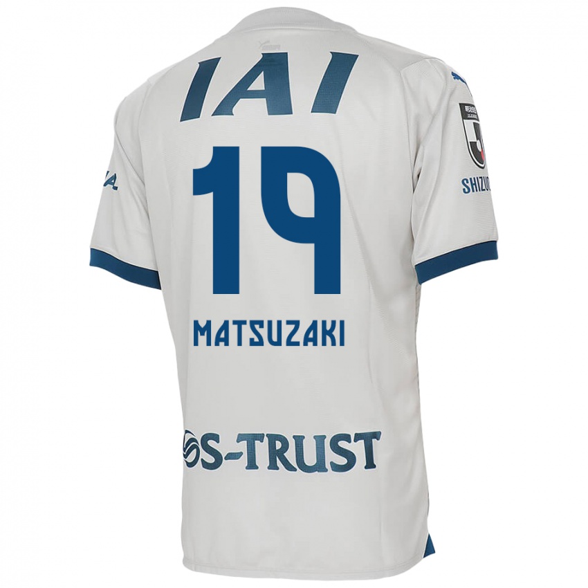 Niño Camiseta Kai Matsuzaki #19 Blanco Azul 2ª Equipación 2024/25 La Camisa Argentina