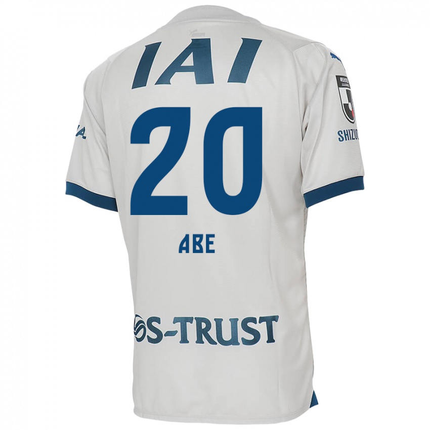 Niño Camiseta Ryoya Abe #20 Blanco Azul 2ª Equipación 2024/25 La Camisa Argentina