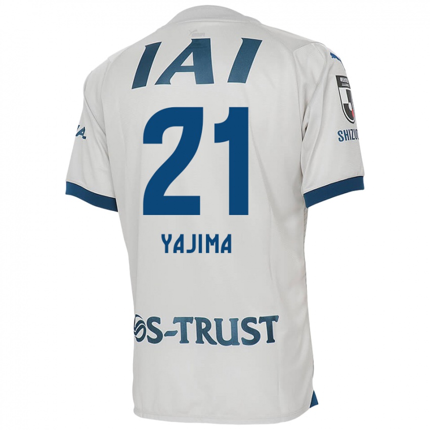 Niño Camiseta Shinya Yajima #21 Blanco Azul 2ª Equipación 2024/25 La Camisa Argentina