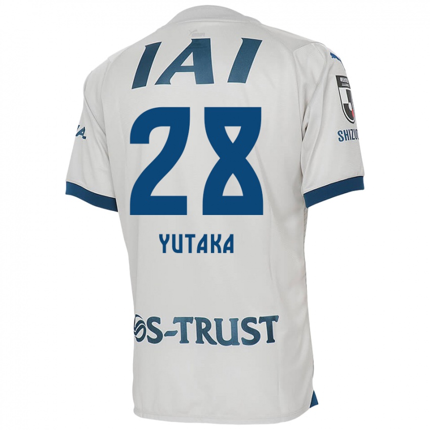 Niño Camiseta Yutaka Yoshida #28 Blanco Azul 2ª Equipación 2024/25 La Camisa Argentina