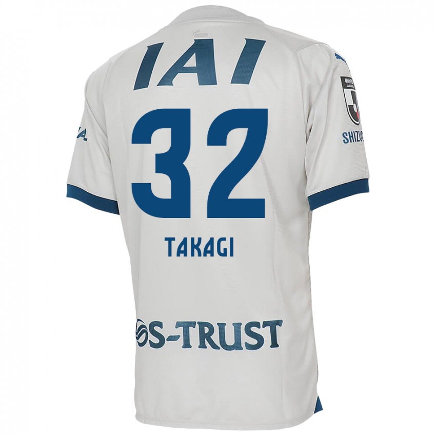 Niño Camiseta Sen Takagi #32 Blanco Azul 2ª Equipación 2024/25 La Camisa Argentina