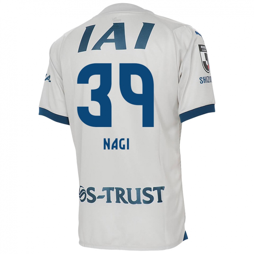 Niño Camiseta Nagi Kawatani #39 Blanco Azul 2ª Equipación 2024/25 La Camisa Argentina