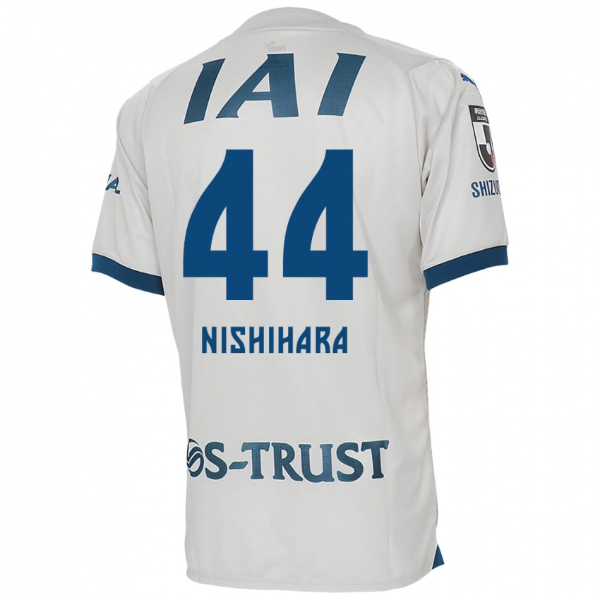 Niño Camiseta Motoki Nishihara #44 Blanco Azul 2ª Equipación 2024/25 La Camisa Argentina