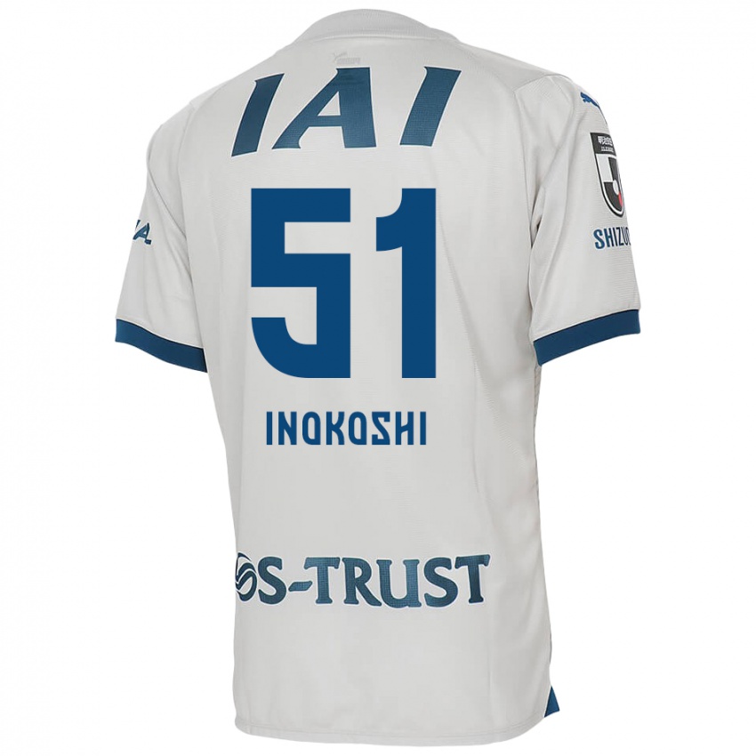 Niño Camiseta Yui Inokoshi #51 Blanco Azul 2ª Equipación 2024/25 La Camisa Argentina