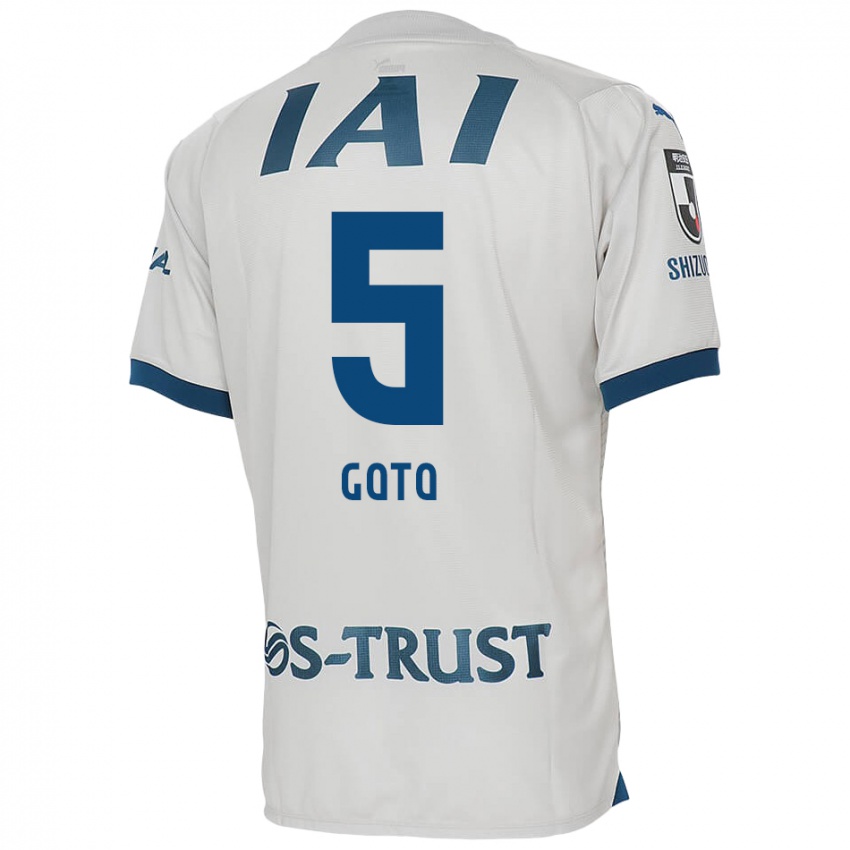 Niño Camiseta Keita Goto #5 Blanco Azul 2ª Equipación 2024/25 La Camisa Argentina