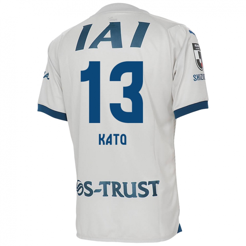 Niño Camiseta Daiya Kato #13 Blanco Azul 2ª Equipación 2024/25 La Camisa Argentina