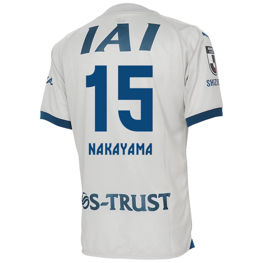 Niño Camiseta Atsuki Nakayama #15 Blanco Azul 2ª Equipación 2024/25 La Camisa Argentina