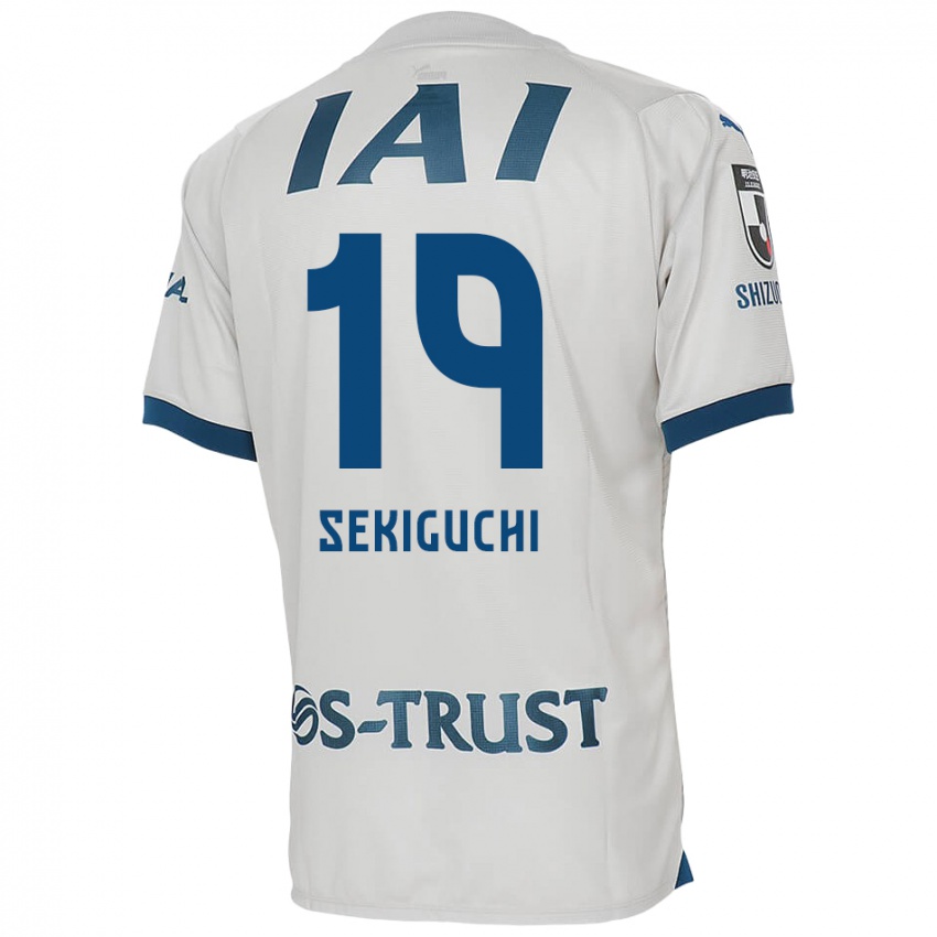 Niño Camiseta Kota Sekiguchi #19 Blanco Azul 2ª Equipación 2024/25 La Camisa Argentina