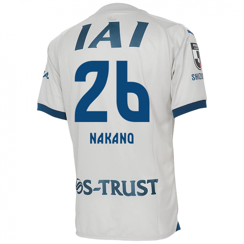 Niño Camiseta Takeru Nakano #26 Blanco Azul 2ª Equipación 2024/25 La Camisa Argentina