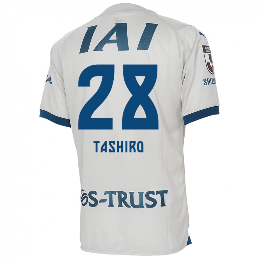 Niño Camiseta Hiroto Tashiro #28 Blanco Azul 2ª Equipación 2024/25 La Camisa Argentina