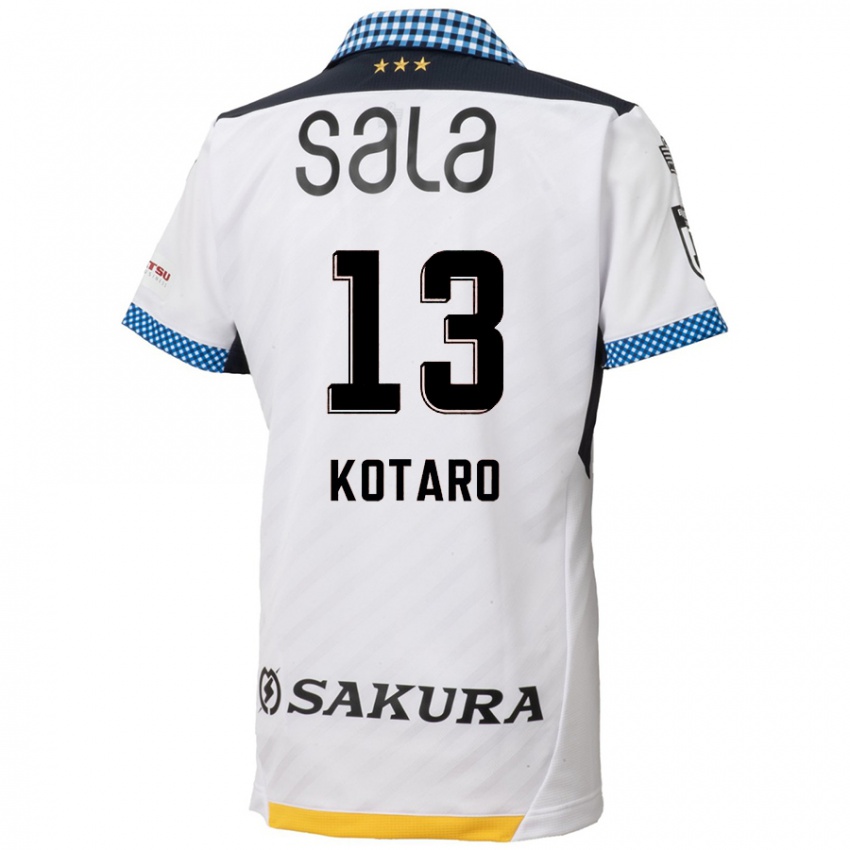 Niño Camiseta Kotaro Fujikawa #13 Blanco Negro 2ª Equipación 2024/25 La Camisa Argentina