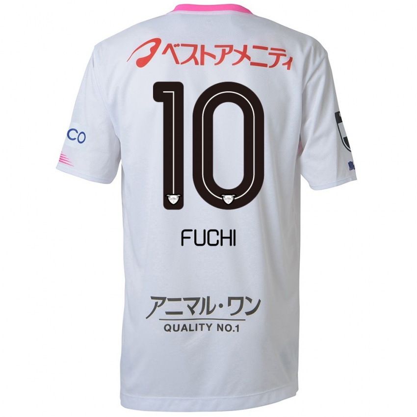 Niño Camiseta Fuchi Honda #10 Blanco Azul Rosa 2ª Equipación 2024/25 La Camisa Argentina