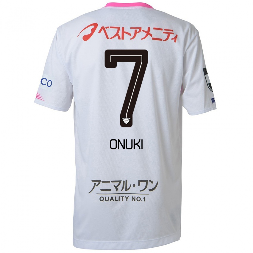 Niño Camiseta Tentaro Onuki #7 Blanco Azul Rosa 2ª Equipación 2024/25 La Camisa Argentina