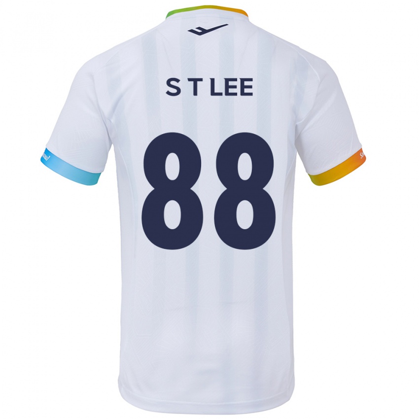 Niño Camiseta Tae-Seok Lee #88 Blanco Azul 2ª Equipación 2024/25 La Camisa Argentina