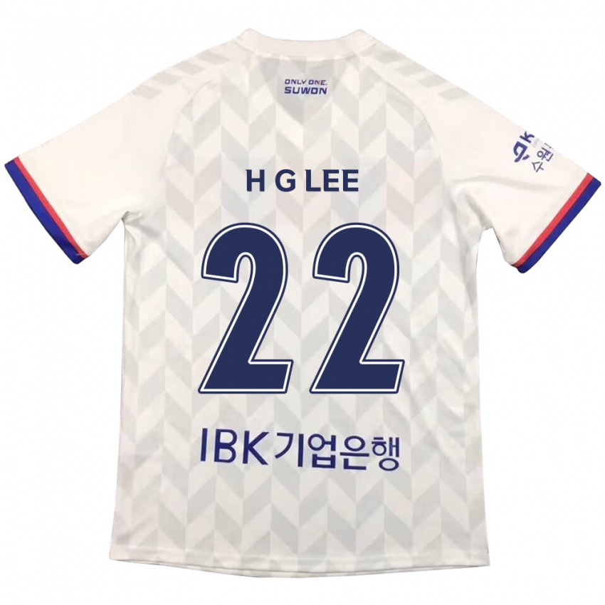 Niño Camiseta Gwang-Hyeok Lee #22 Blanco Azul 2ª Equipación 2024/25 La Camisa Argentina