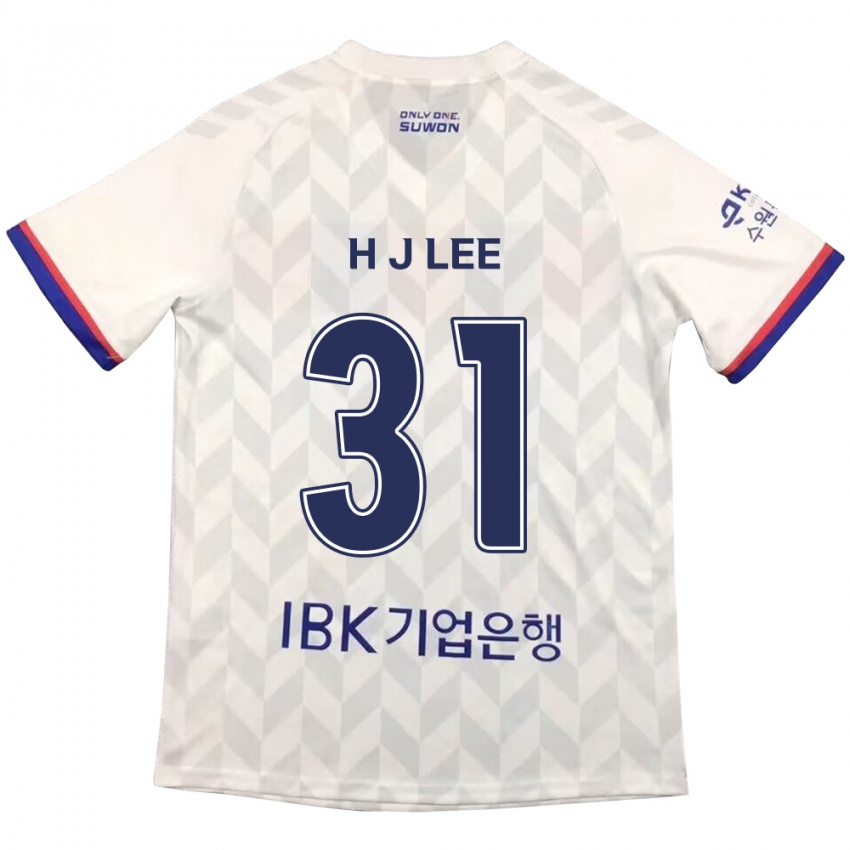 Niño Camiseta Jae-Hoon Lee #31 Blanco Azul 2ª Equipación 2024/25 La Camisa Argentina