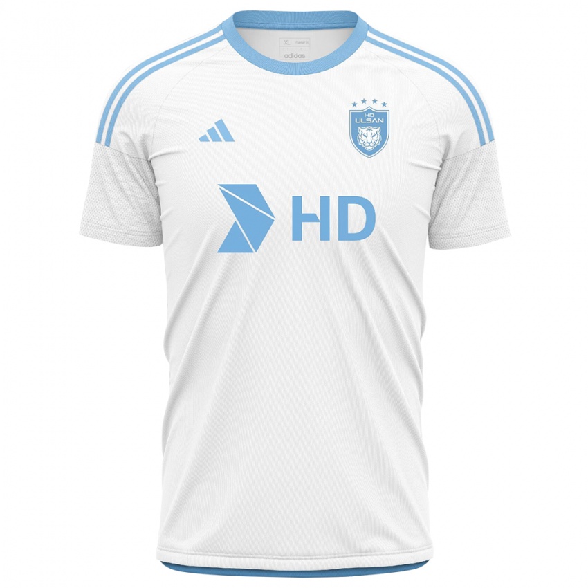 Niño Camiseta Hye-Sung Ryu #38 Blanco Azul 2ª Equipación 2024/25 La Camisa Argentina