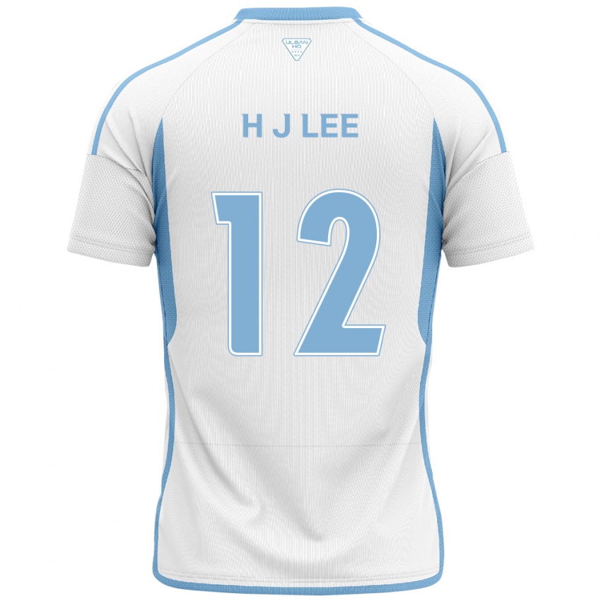 Niño Camiseta Jae-Hyung Lee #12 Blanco Azul 2ª Equipación 2024/25 La Camisa Argentina