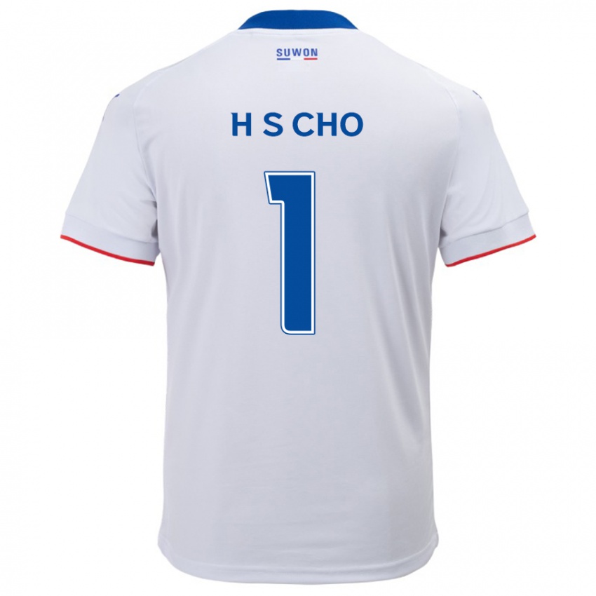 Niño Camiseta Sung-Hoon Cho #1 Blanco Azul 2ª Equipación 2024/25 La Camisa Argentina