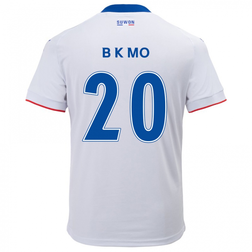 Niño Camiseta Kyung-Bin Mo #20 Blanco Azul 2ª Equipación 2024/25 La Camisa Argentina