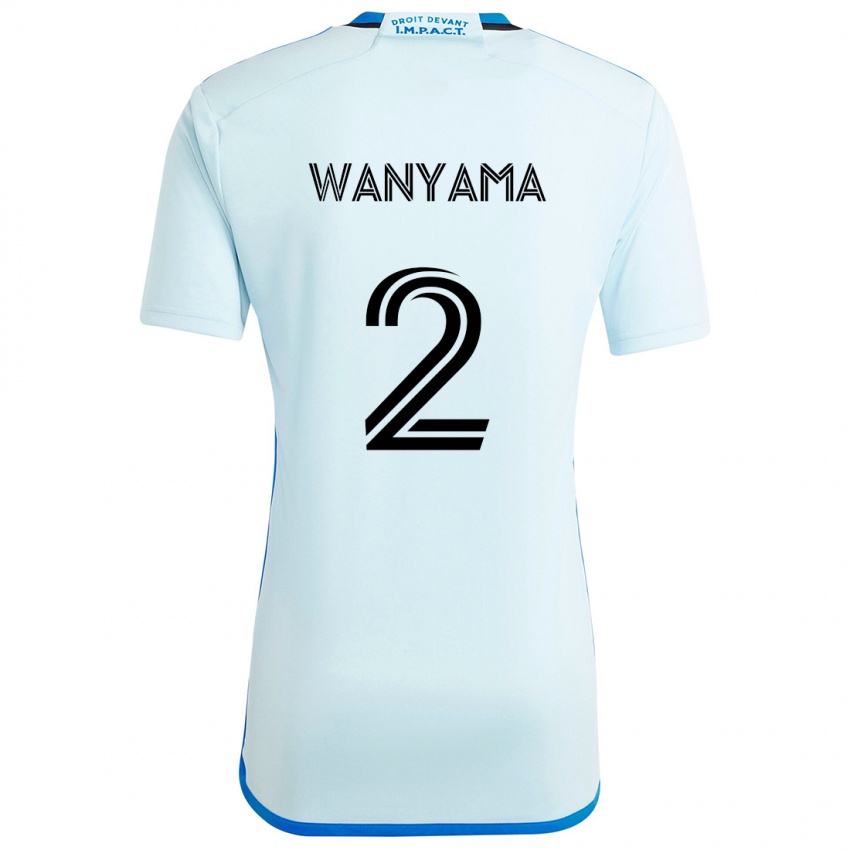 Niño Camiseta Victor Wanyama #2 Azul Hielo 2ª Equipación 2024/25 La Camisa Argentina