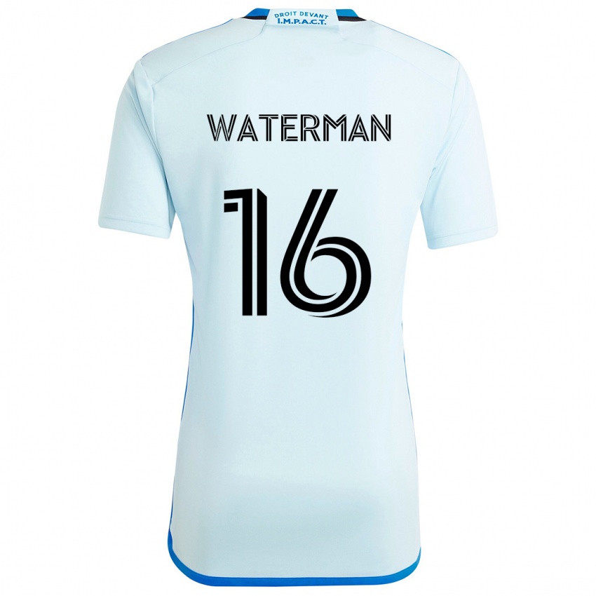 Niño Camiseta Joel Waterman #16 Azul Hielo 2ª Equipación 2024/25 La Camisa Argentina