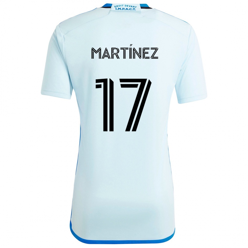 Niño Camiseta Josef Martínez #17 Azul Hielo 2ª Equipación 2024/25 La Camisa Argentina