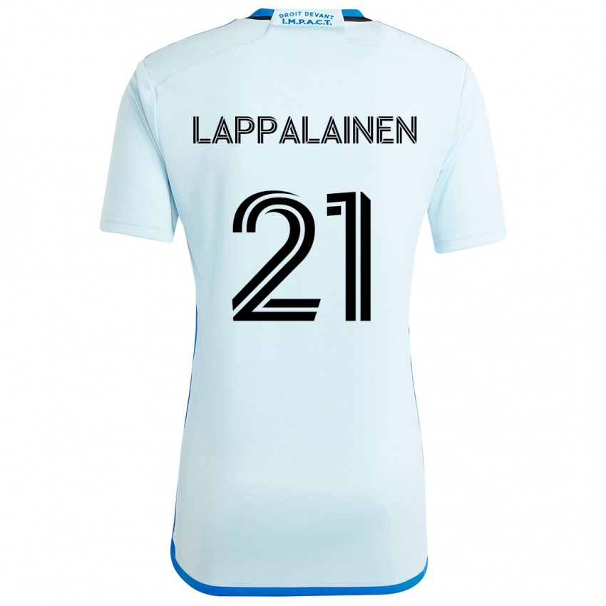 Niño Camiseta Lassi Lappalainen #21 Azul Hielo 2ª Equipación 2024/25 La Camisa Argentina