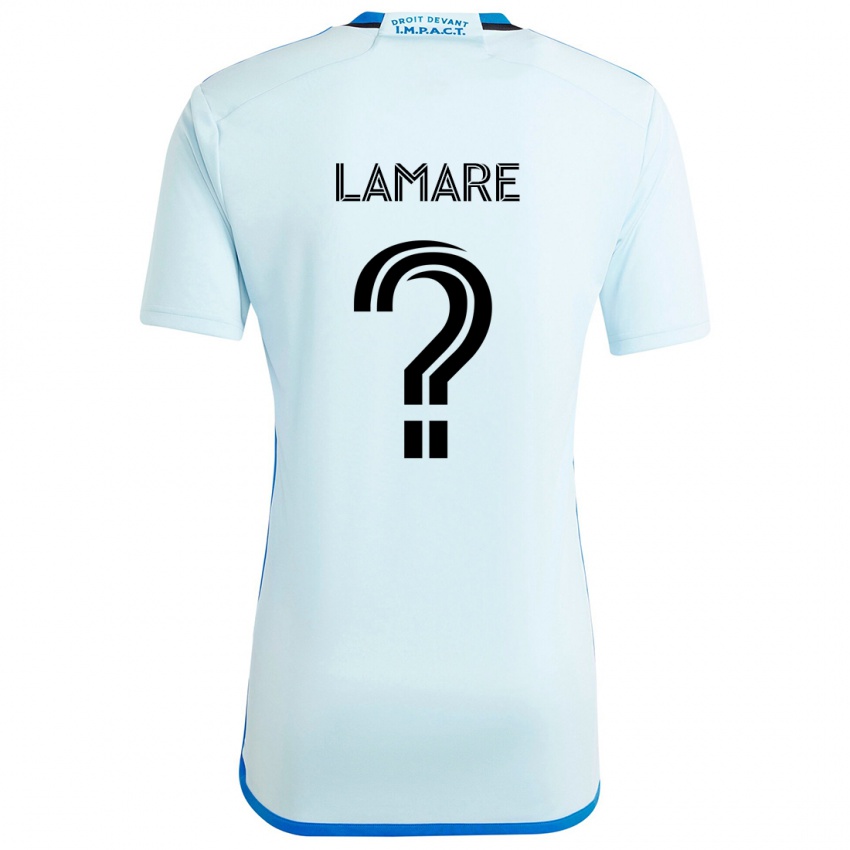 Niño Camiseta Samuel Lamare #0 Azul Hielo 2ª Equipación 2024/25 La Camisa Argentina