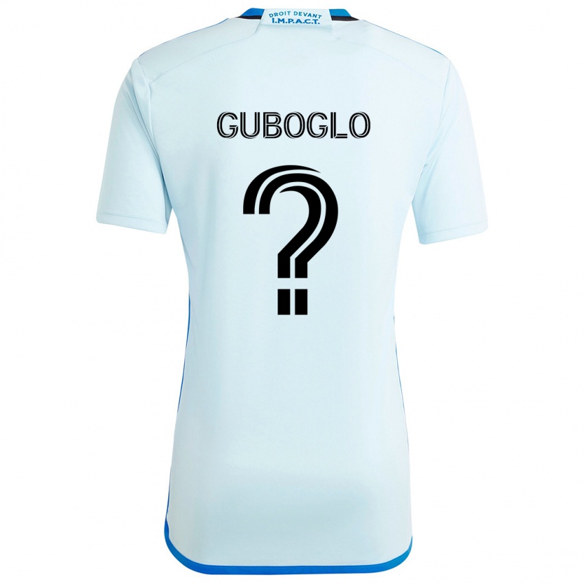 Niño Camiseta Yuri Guboglo #0 Azul Hielo 2ª Equipación 2024/25 La Camisa Argentina