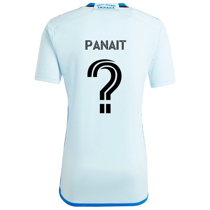 Niño Camiseta Daniel Panait #0 Azul Hielo 2ª Equipación 2024/25 La Camisa Argentina