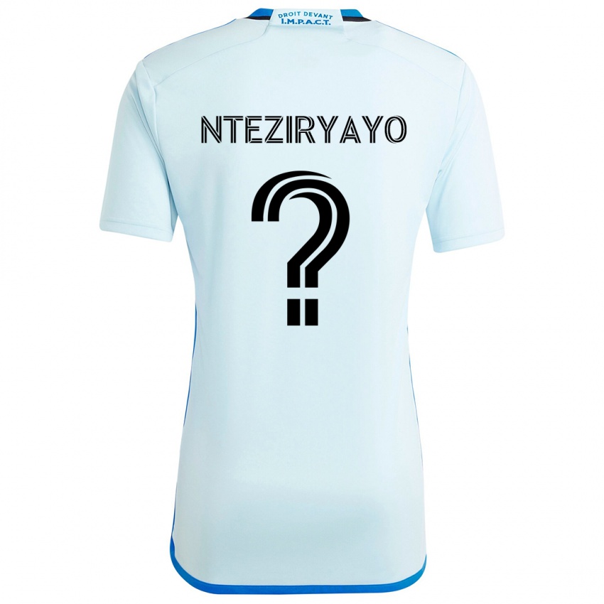 Niño Camiseta Josh Nteziryayo #0 Azul Hielo 2ª Equipación 2024/25 La Camisa Argentina