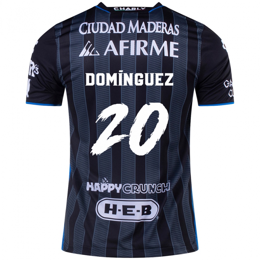 Niño Camiseta Misael Domínguez #20 Blanco Negro 2ª Equipación 2024/25 La Camisa Argentina