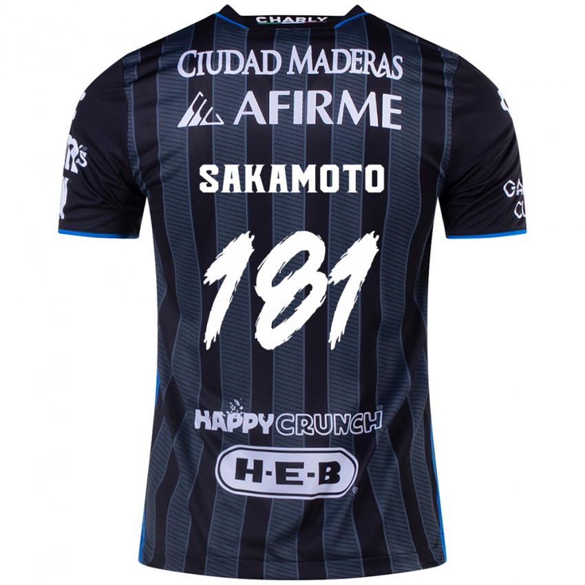 Niño Camiseta Stellan Sakamoto #181 Blanco Negro 2ª Equipación 2024/25 La Camisa Argentina